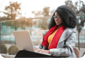 woman posing for picture