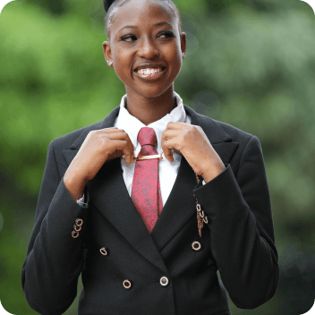 woman posing for picture